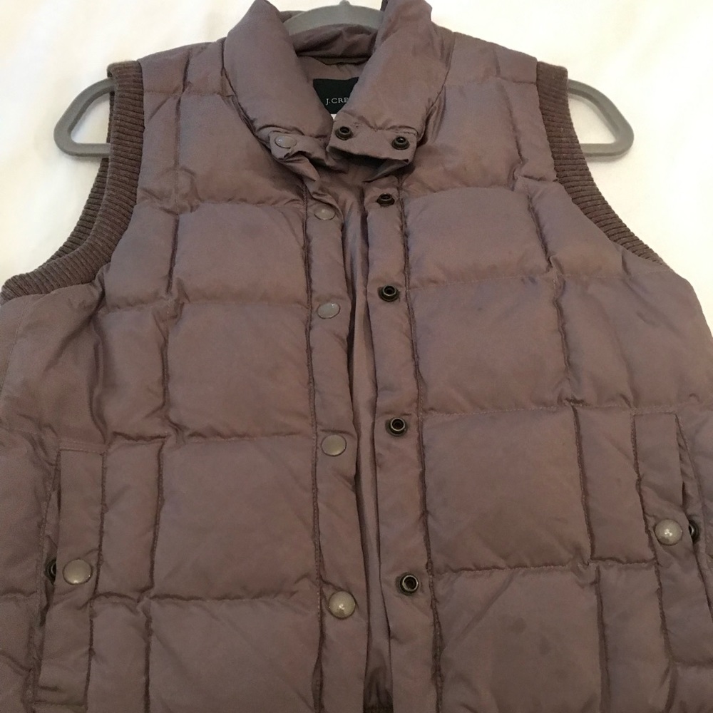 J crew vest taupe color